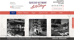 Desktop Screenshot of brasserie-levillage.com